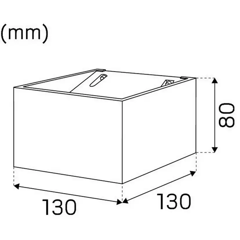 Väggarmatur Hide-a-lite Case Wall