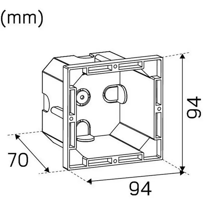 Väggarmatur Hide-a-lite Indicate Multi Antracit