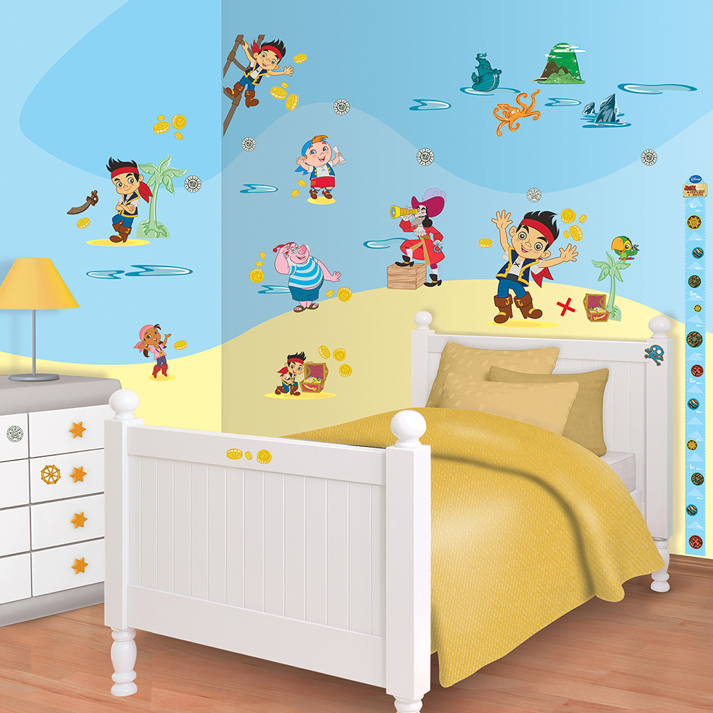 Väggdekor Walltastic Disney Jake och Piraterna