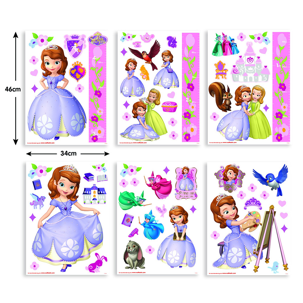Väggdekor Walltastic Disney Sofia den Första