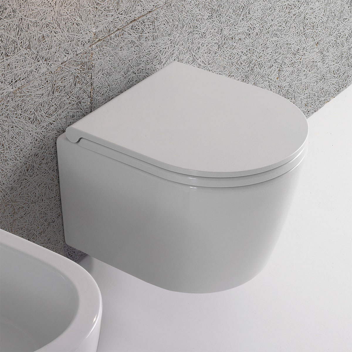 Vägghängd Toalettstol Globo Forty3 6-FOS04.BI