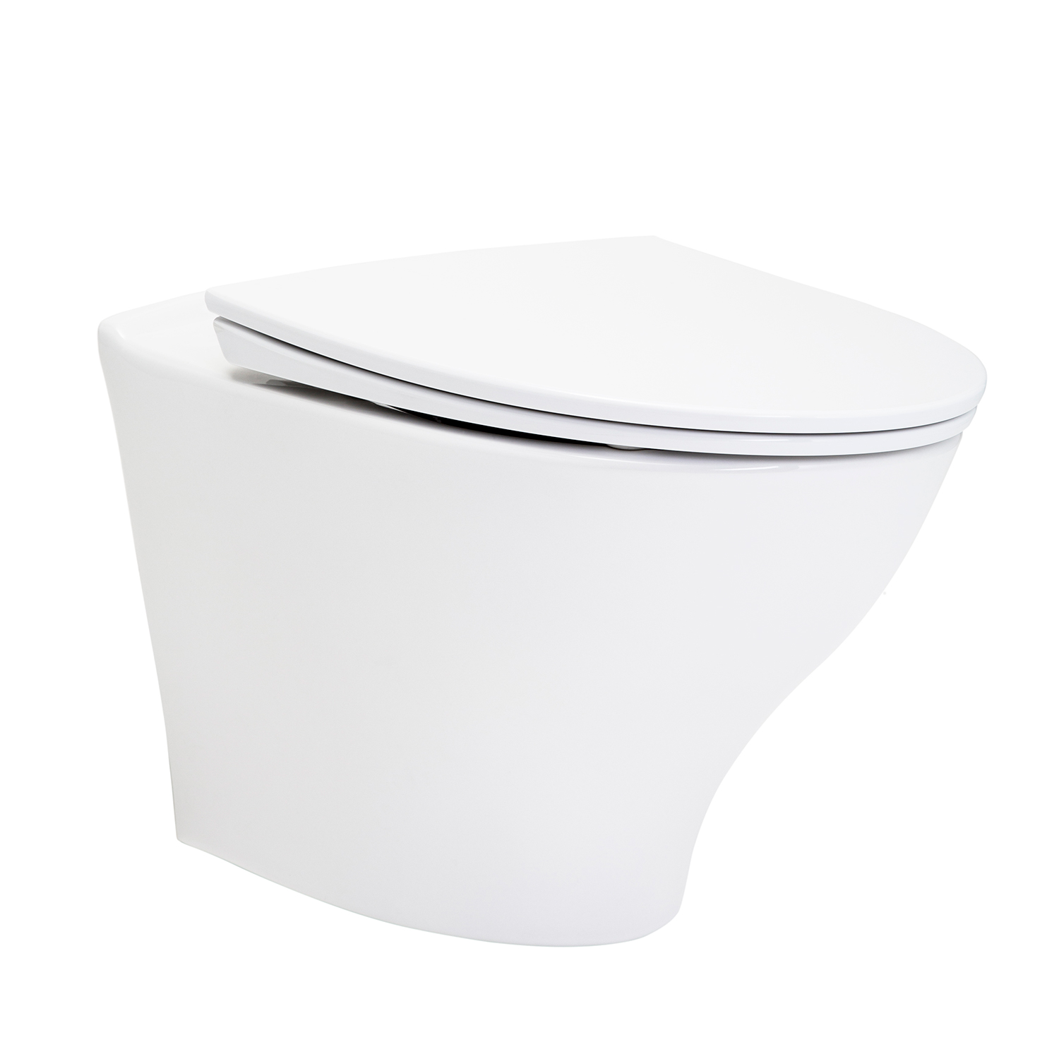 Vägghängd Toalettstol IDO Glow 76166 Rimfree