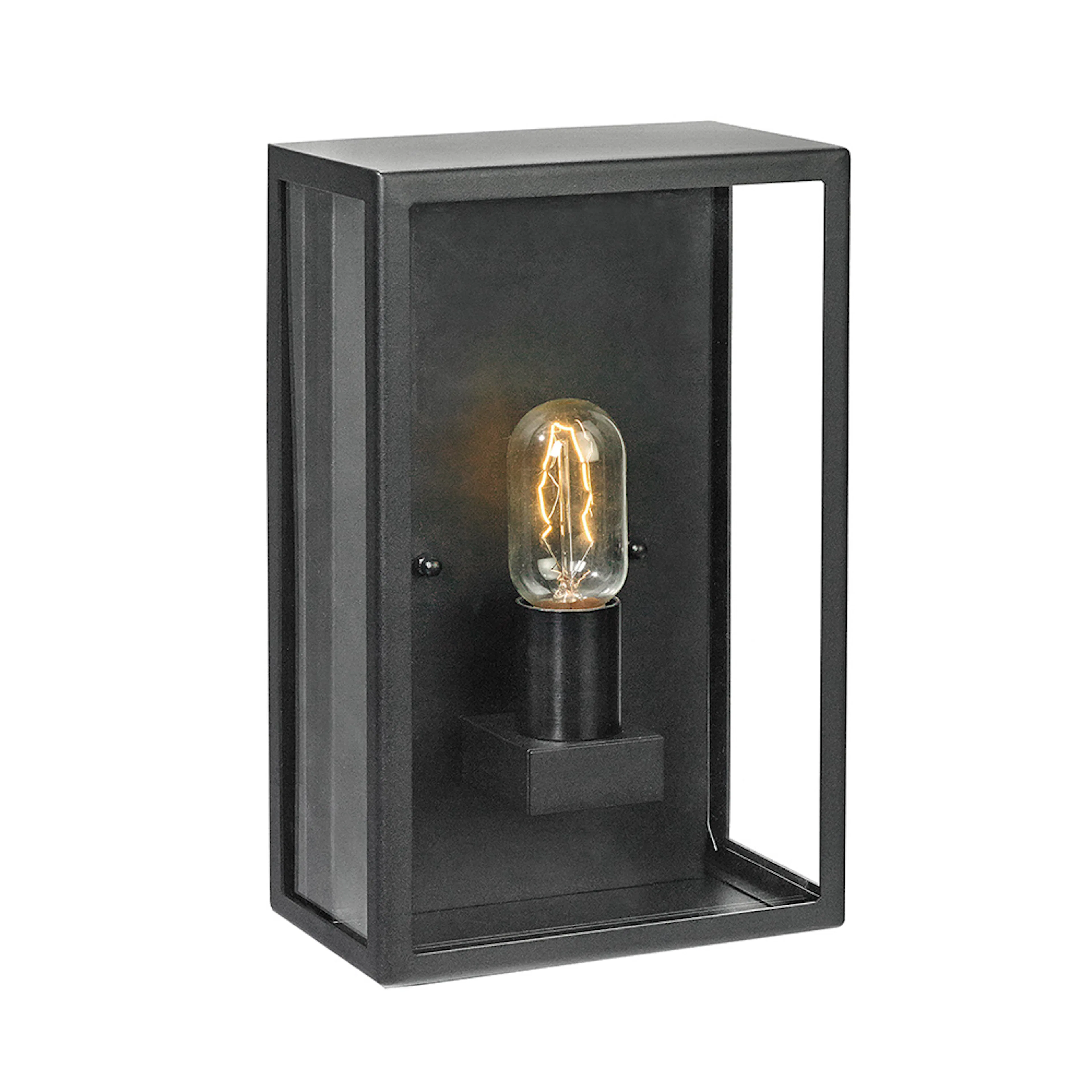 Vägglampa Norlys Lofoten Svart Utebelysning Vägg i Stål