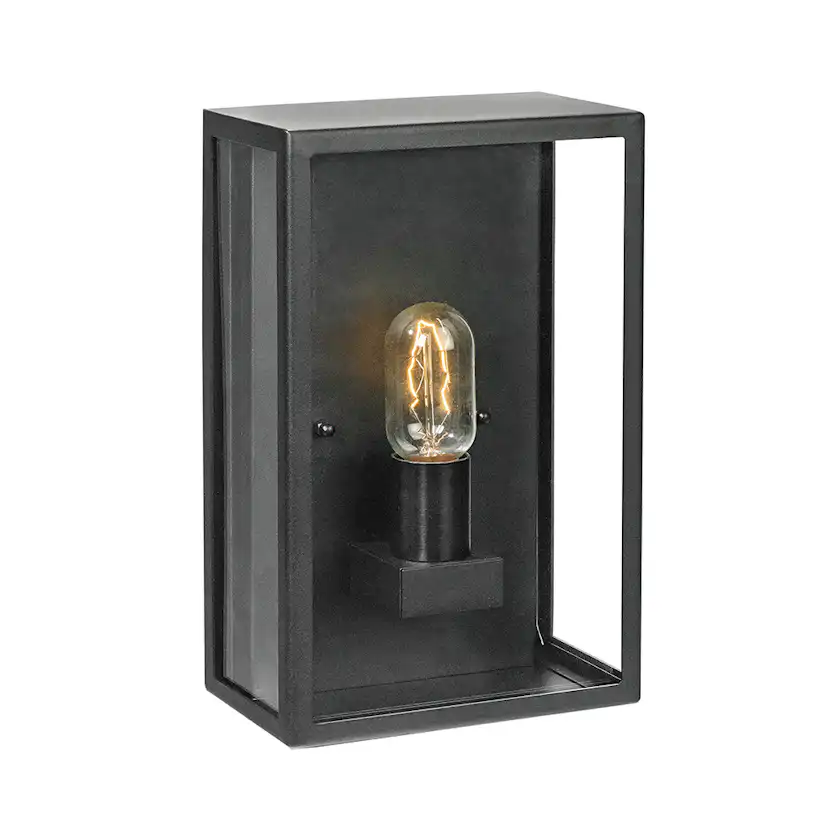 Vägglampa Norlys Lofoten Svart Utebelysning Vägg i Stål