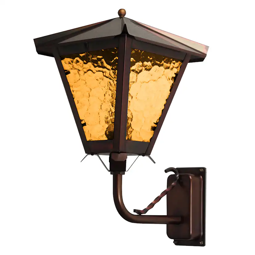 Vägglykta Gustav Koppar 100W