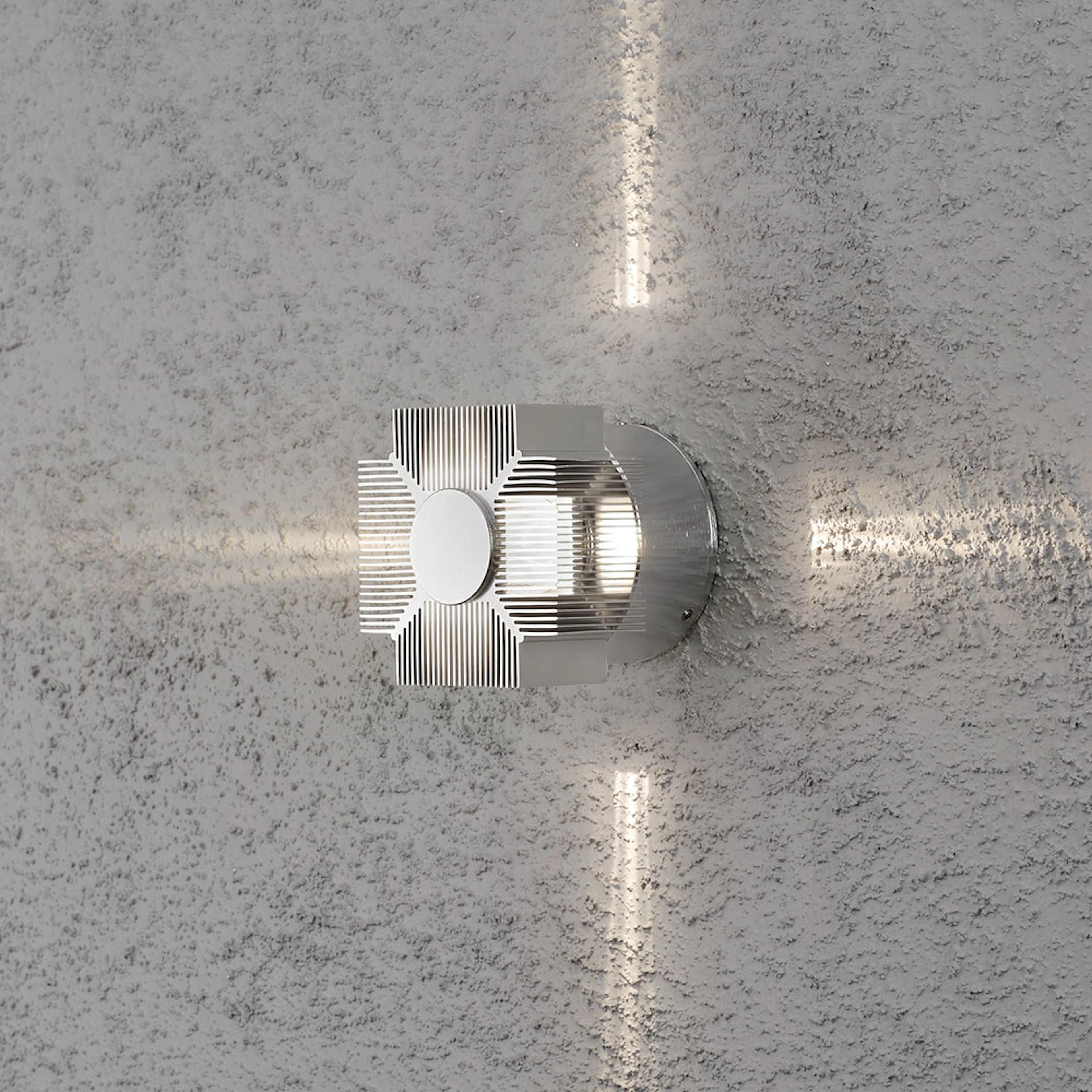 Vägglykta Gnosjö Konstsmide Monza 3W High Power LED Alu