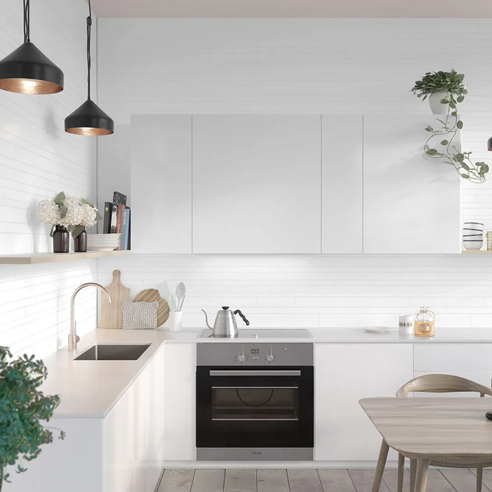 Stänkskyddsskiva Fibo White Slate 4091-M99 SL