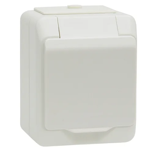 Vägguttag Malmbergs Nordic 1-vägs IP44