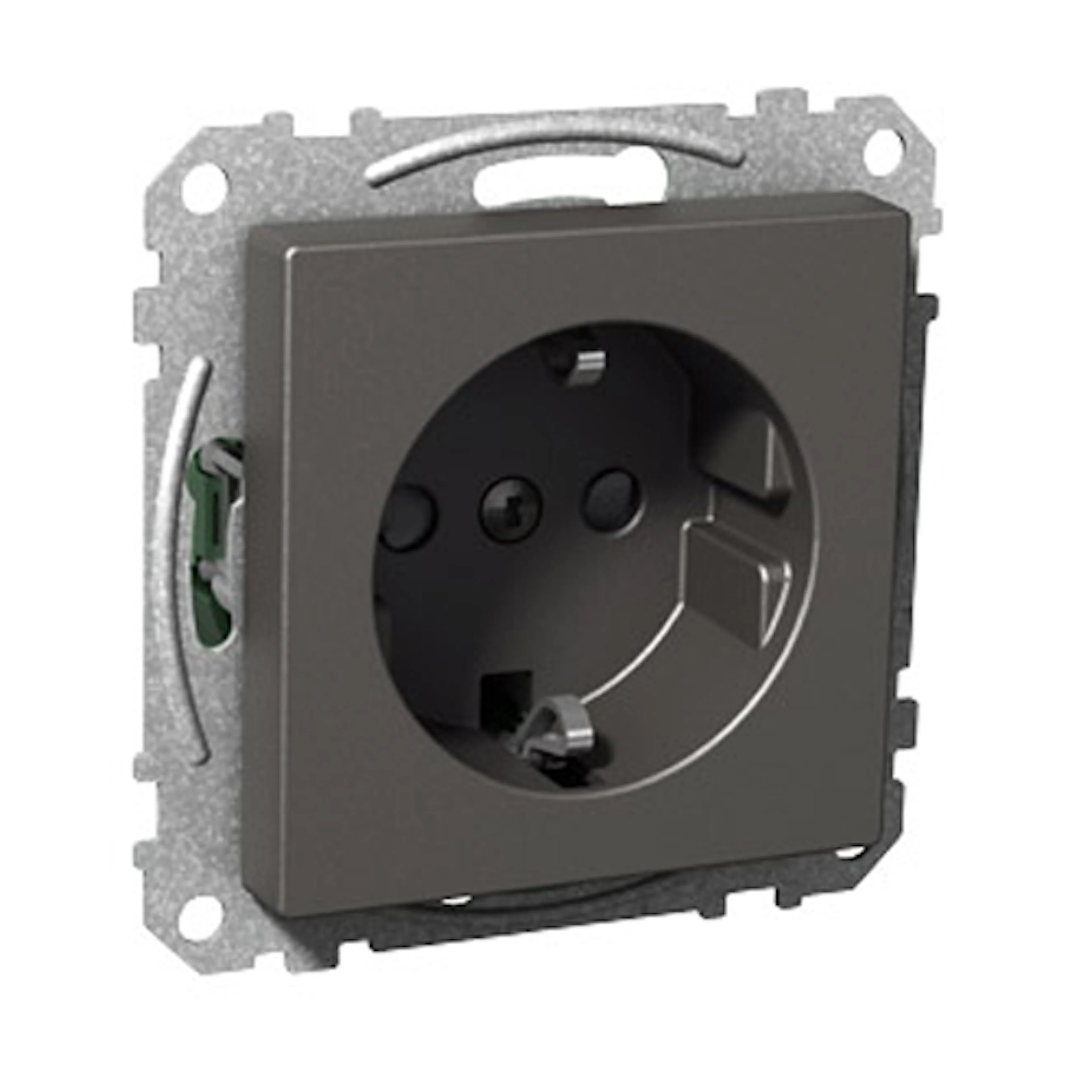 Vägguttag Schneider Electric Exxact 1-vägs Skruvanslutning