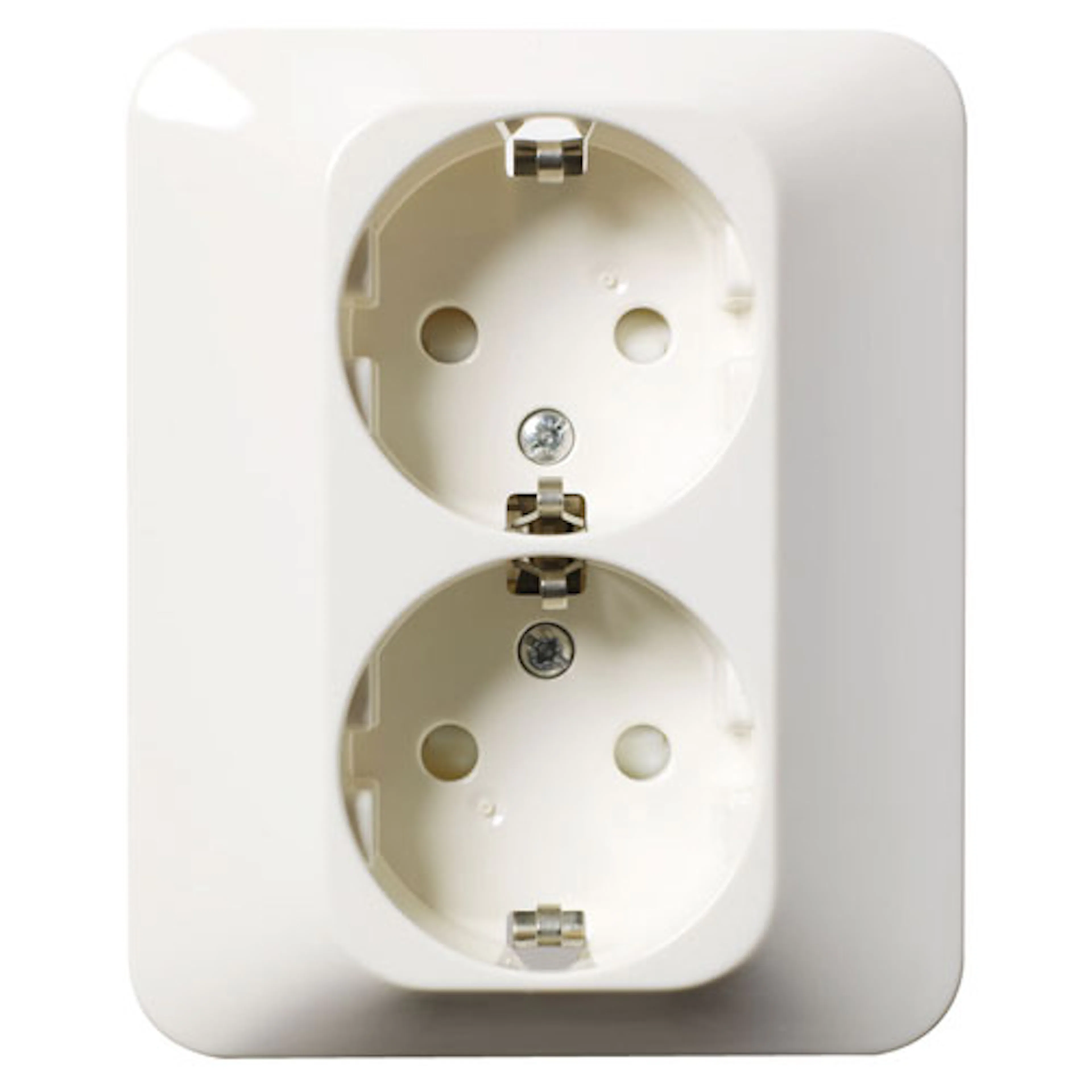 Vägguttag Schneider Electric Trend 2-Vägs Jordad