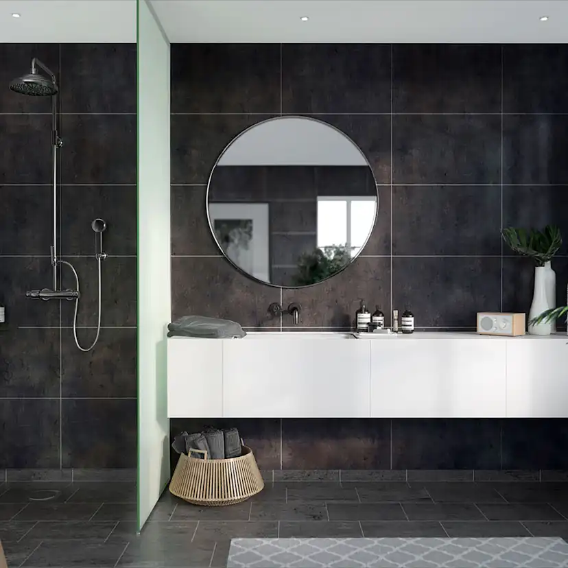 Våtrumsskiva Fibo Lentini Dark 8056-M6040 STN