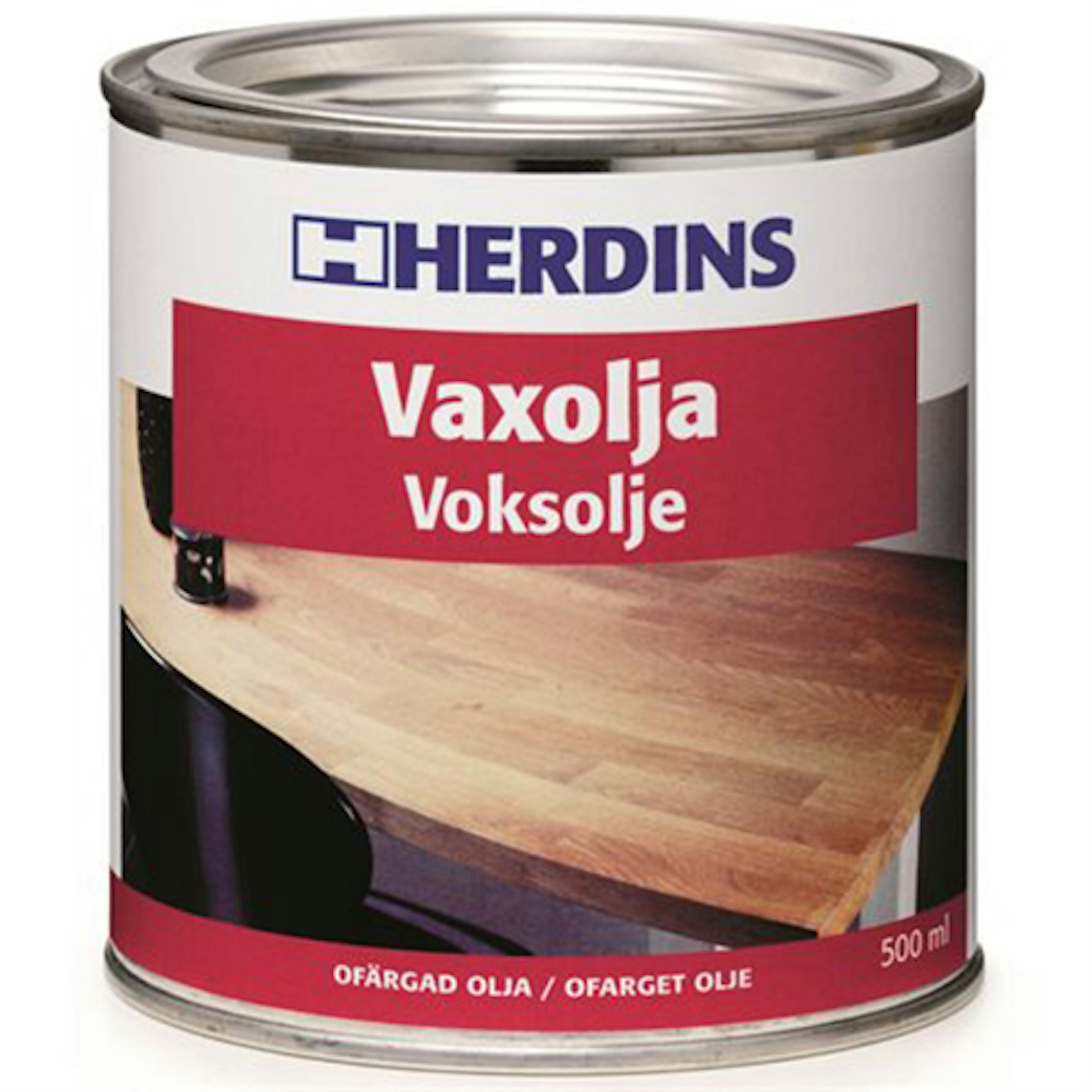Hårdvaxolja Herdins Vaxolja för Golv & Bänkskiva 500ml