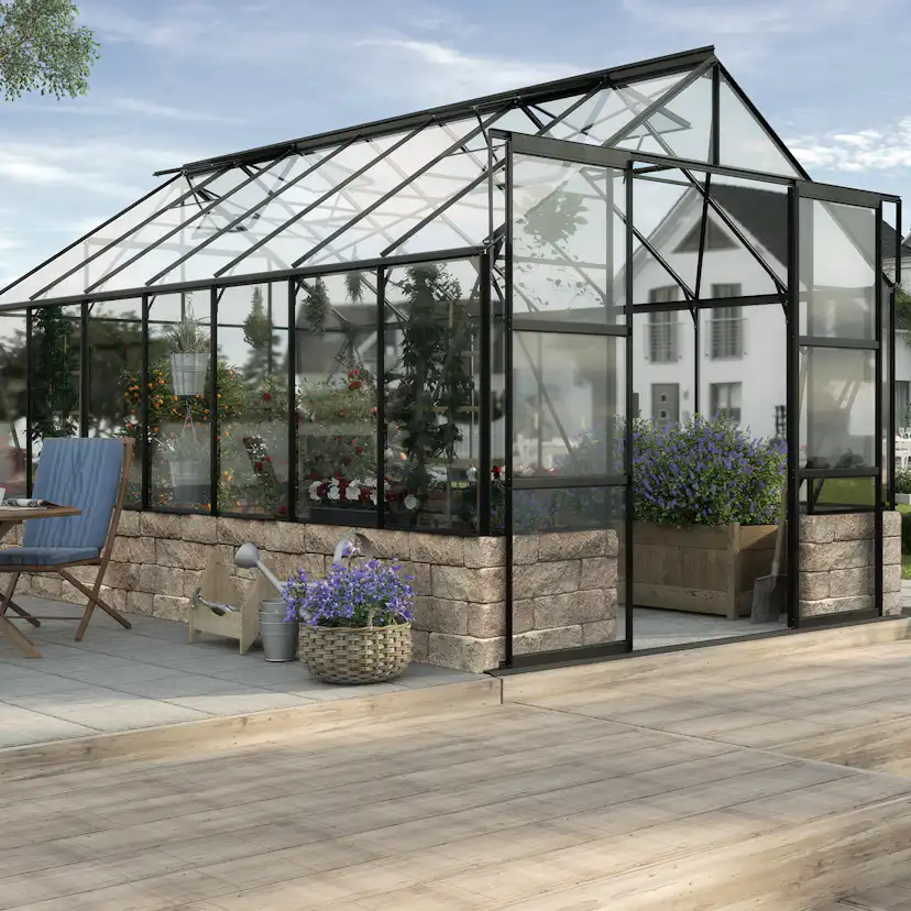 Växthus På Mur Vitavia Cassandra 11,5 kvm