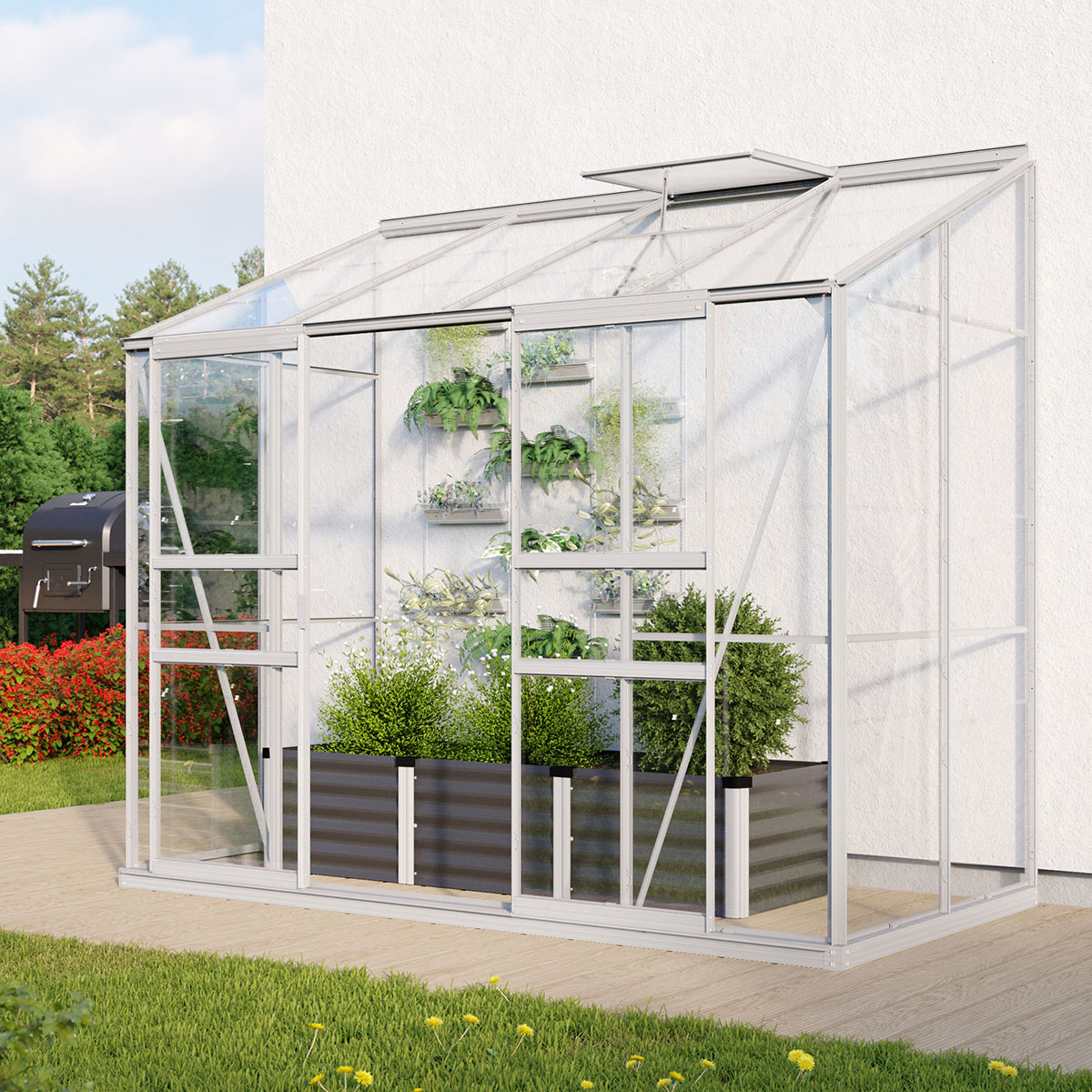 Växthus Vitavia Ida Vägg 3,3 kvm