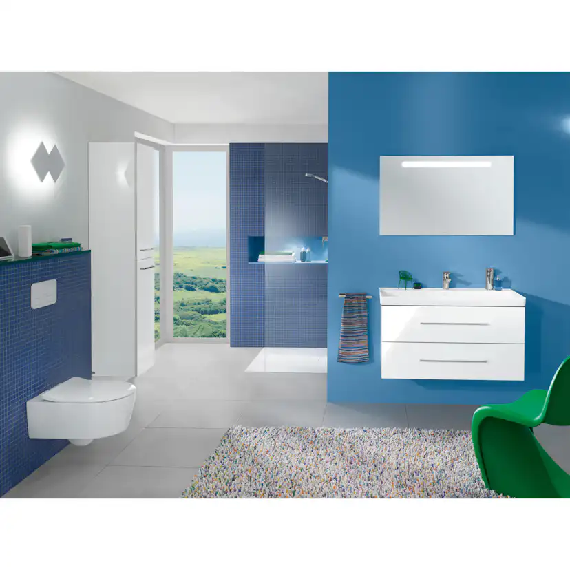 Badrumsspegel Villeroy & Boch More To See One med Belysning