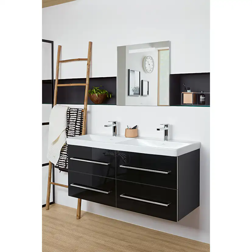 Tvättställsskåp Villeroy & Boch Avento 118 cm med 4 lådor för Dubbla Tvättställ