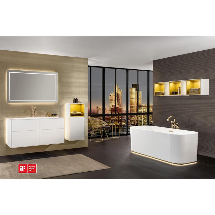 Badrumshylla Villeroy & Boch Finion 42 cm med Belysning