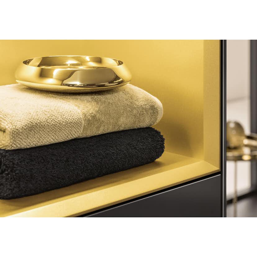 Väggskåp Villeroy & Boch Finion med 1 Dörr och Öppen Hylla Uppe 418 mm