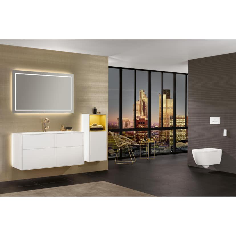 Väggskåp Villeroy & Boch Finion med 1 Dörr och Öppen Hylla Uppe 418 mm