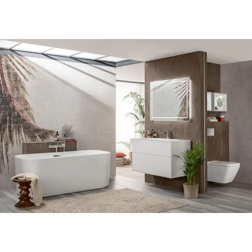 Badrumsspegel Villeroy & Boch Finion med Belysning