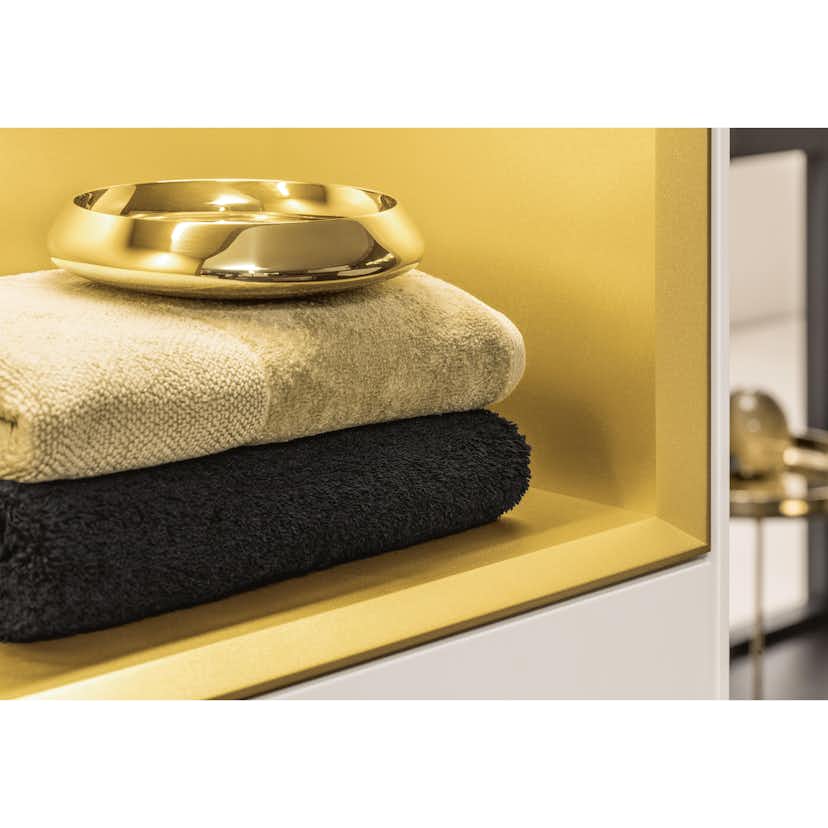 Väggskåp Villeroy & Boch Finion med 1 Dörr och Öppen Hylla Uppe 418 mm