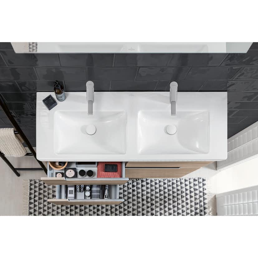 Tvättställsskåp Villeroy & Boch Subway 2.0 för Dubbla Tvättställ