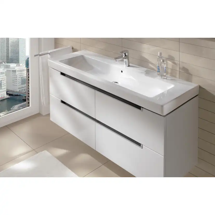 Tvättställsskåp Villeroy & Boch Subway 2.0 med 4 Lådor för Skåpstvättställ