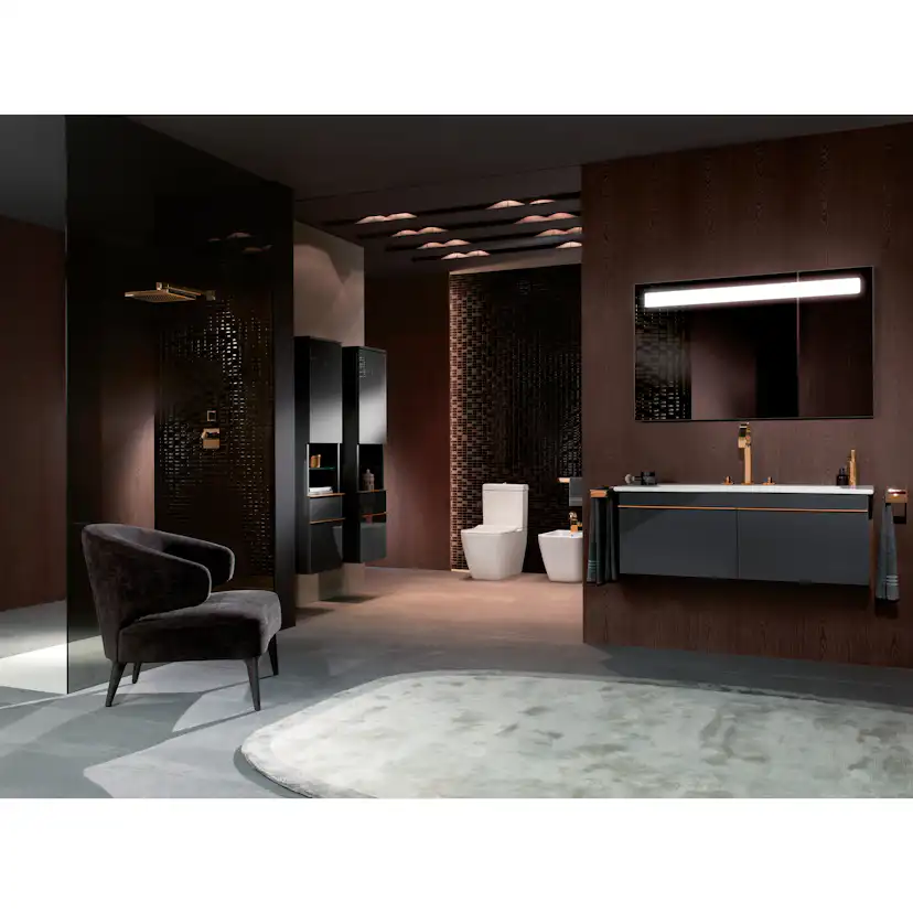 Tvättställsskåp Villeroy & Boch Venticello 115 cm med 2 Lådor för Centrerat Skåpstvättställ