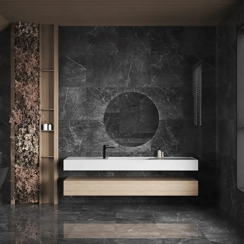 Klinker Venatto Marmor Blank 60x60 cm