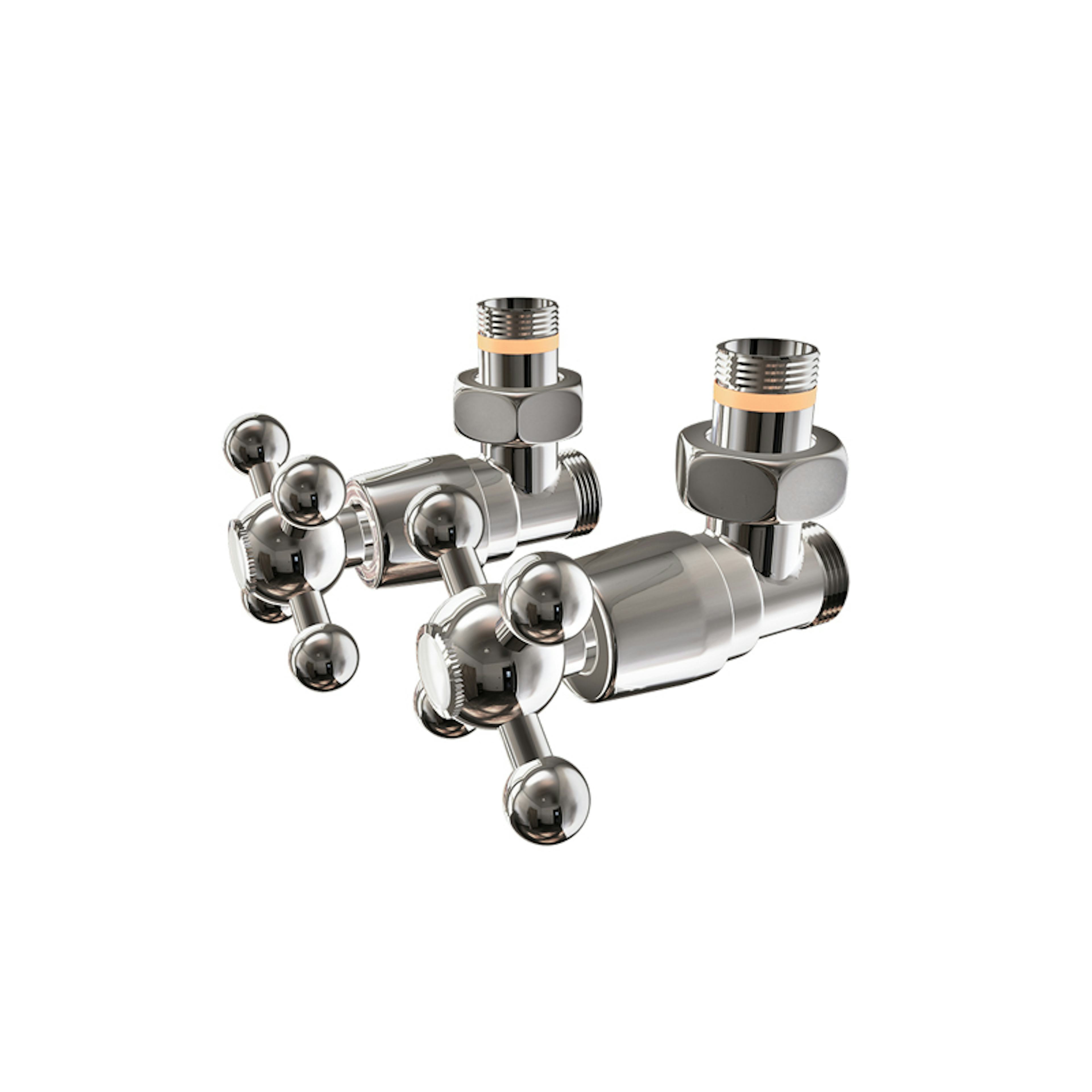 Ventil-set Nordhem Vinkel G15 Krom