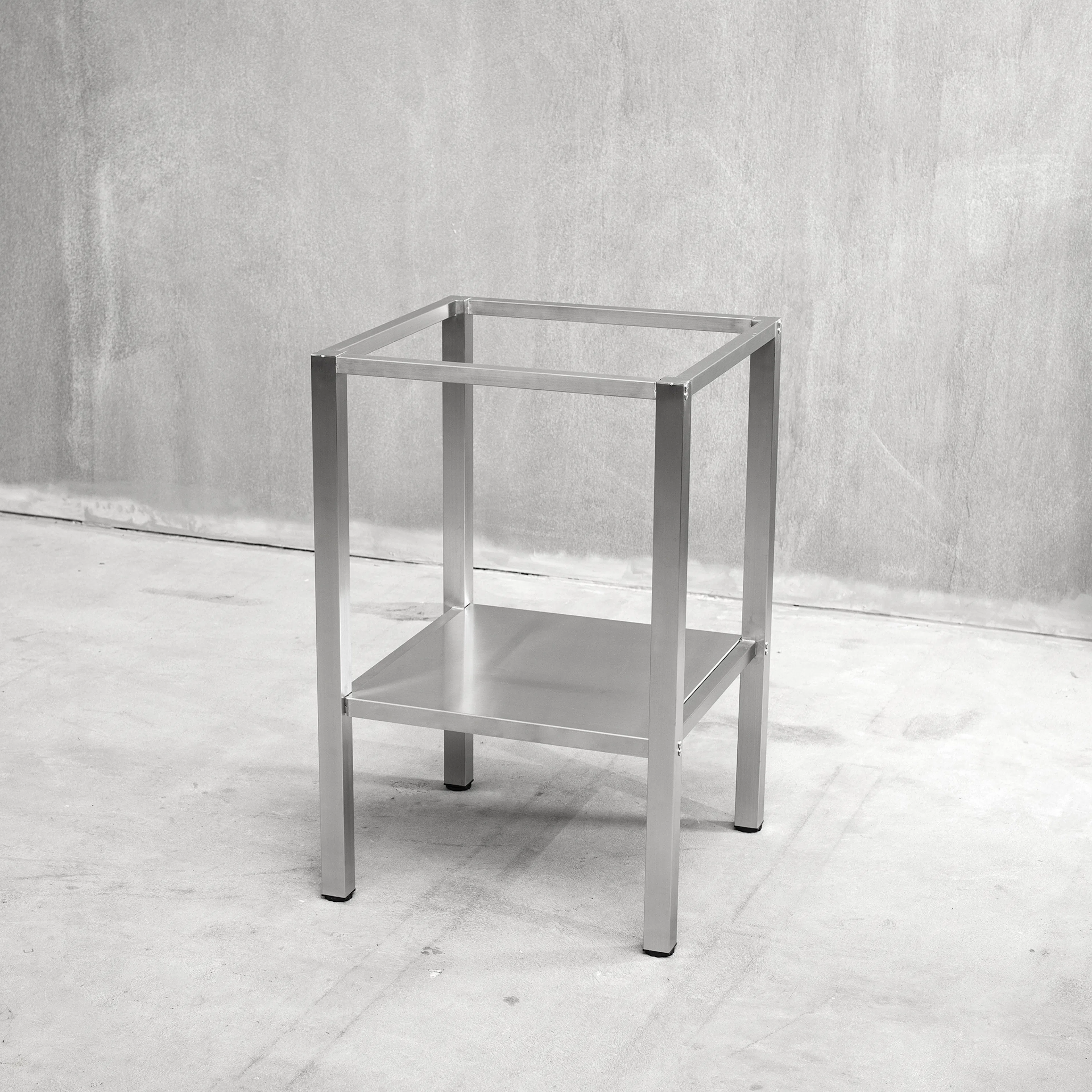 Bänkstativ Vilan Stainless Rostfri Variant Stativ med Underhylla