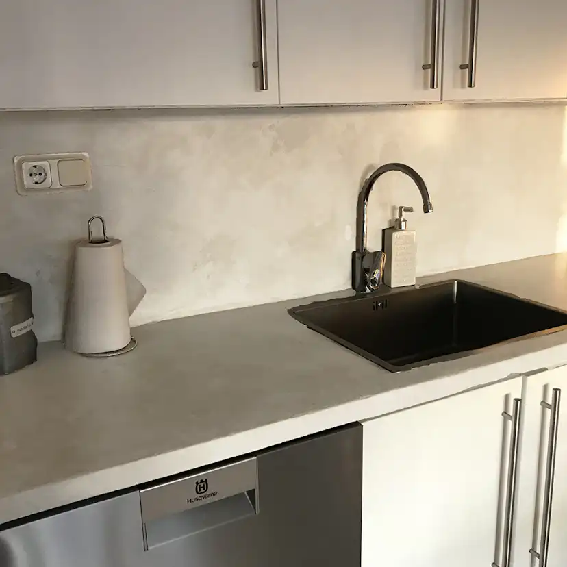 Microcement Design By Cement Färdigblandad Bänkskiva/Stänksk