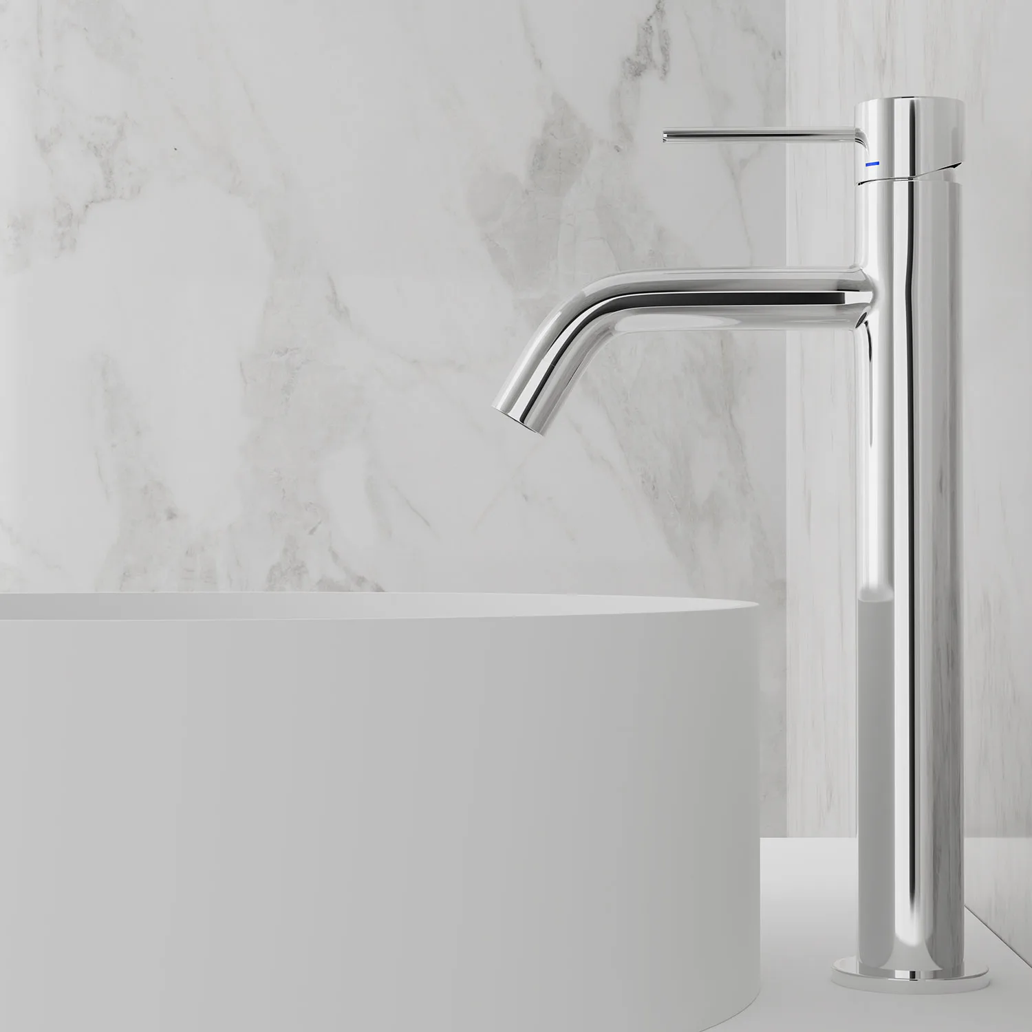 Tvättställsblandare Scandtap Steel Voyage High