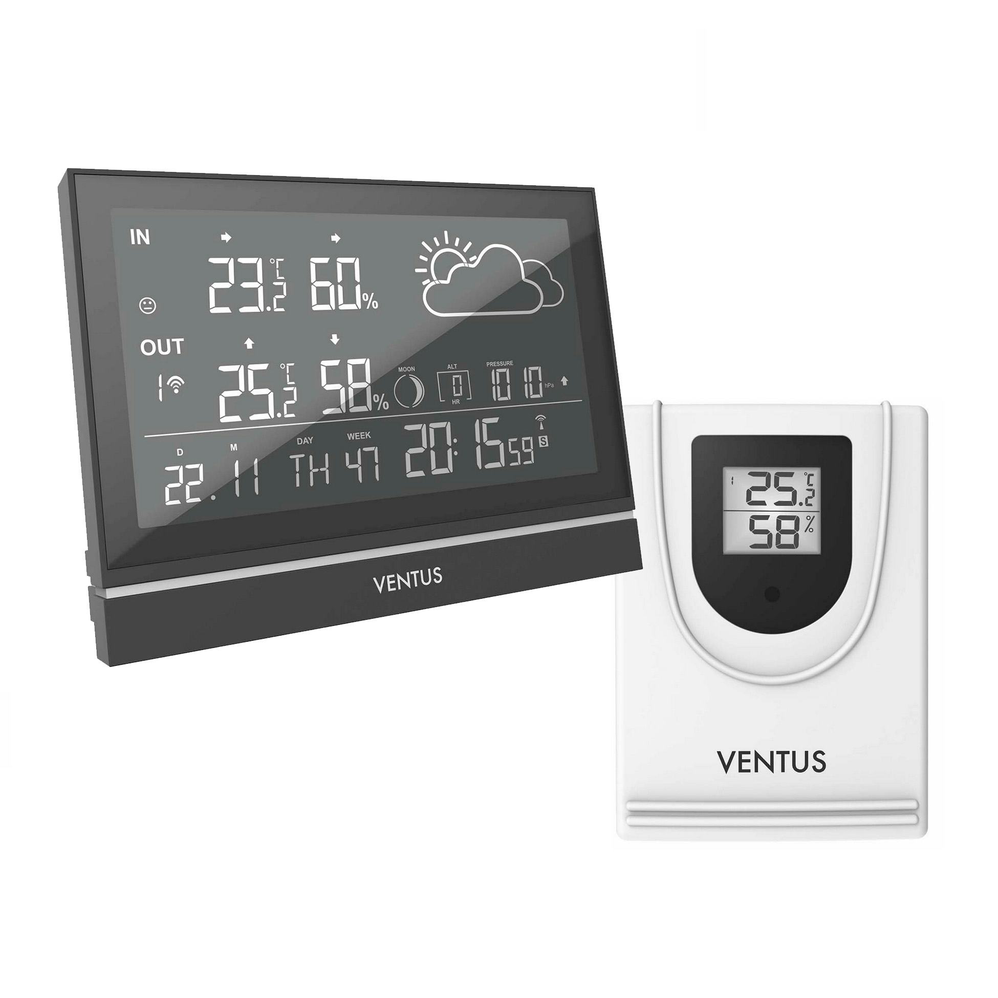 Väderstation Ventus W200 Kit med Display och Utomhussensor