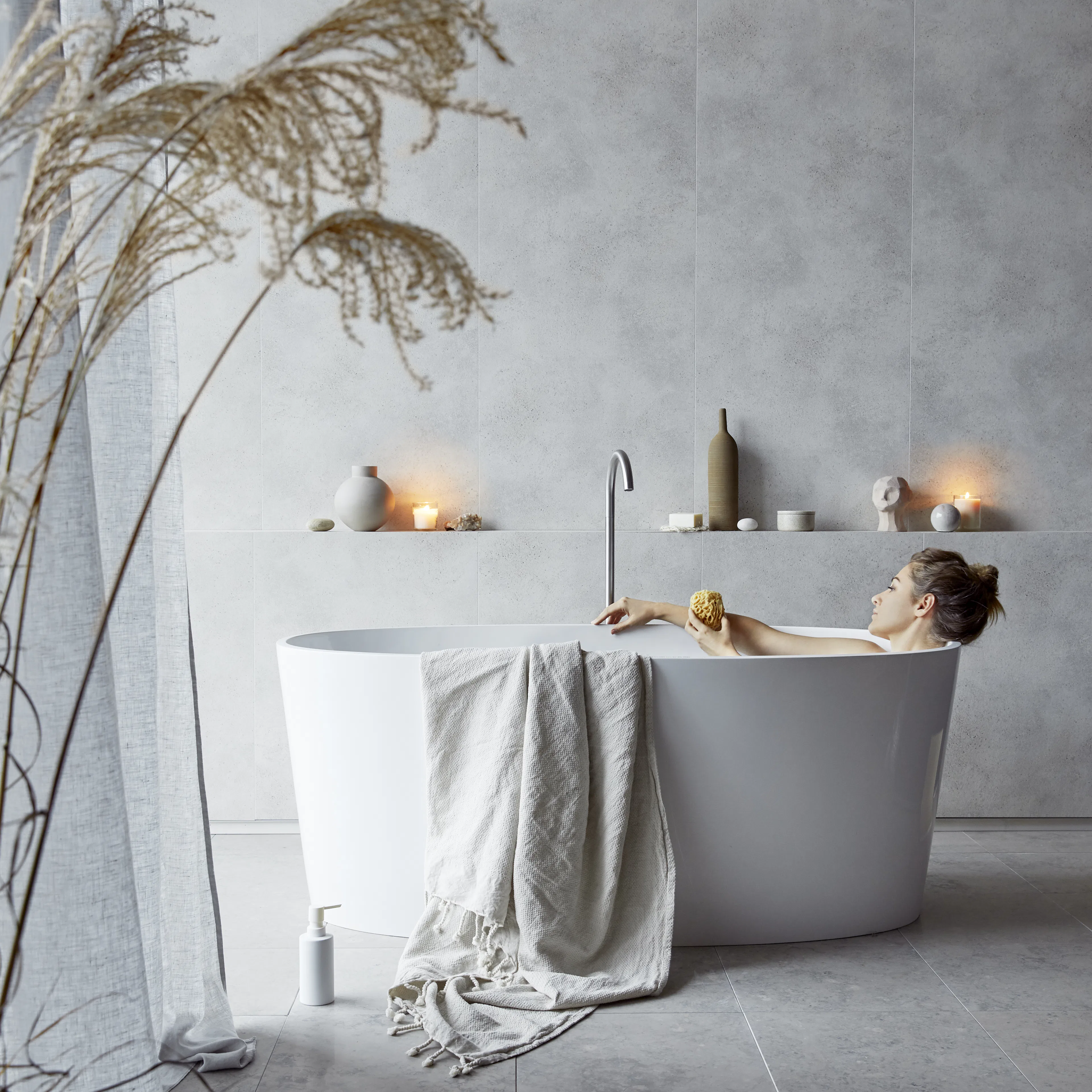 Våtrumsskiva BerryAlloc Wall & Water Naturbetong 60x240