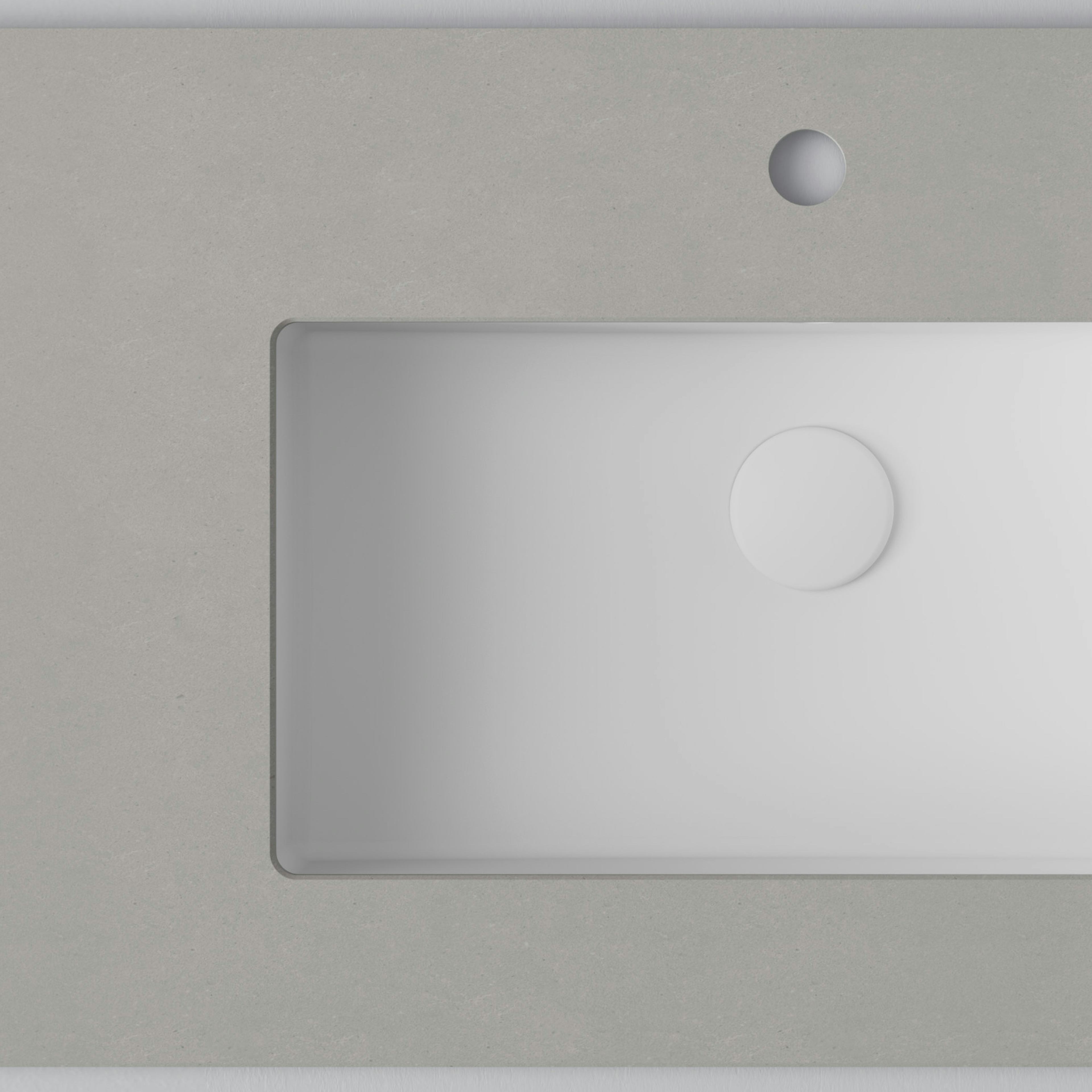 Bänkskiva INR Wave med 1 Tvättställ och hål för Blandare