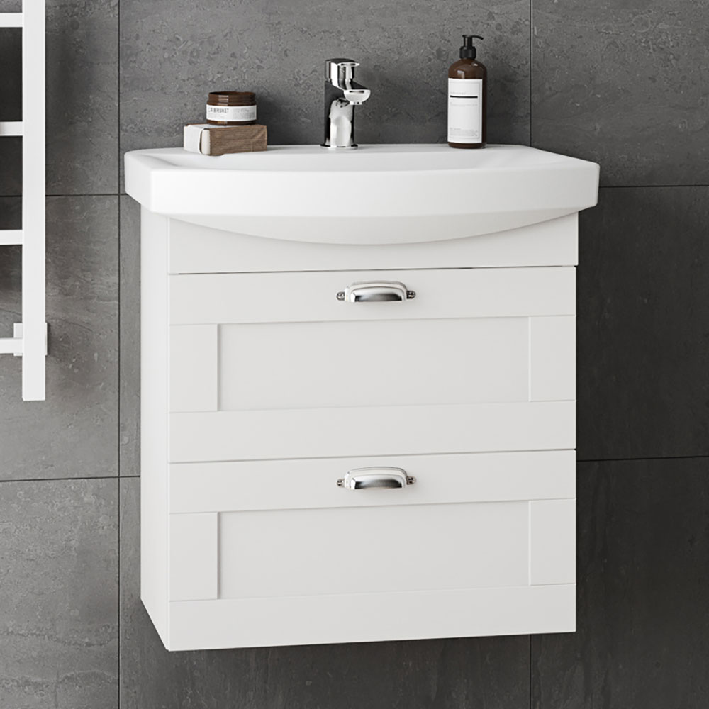 Tvättställsskåp Westerbergs Lycka 600 Vit