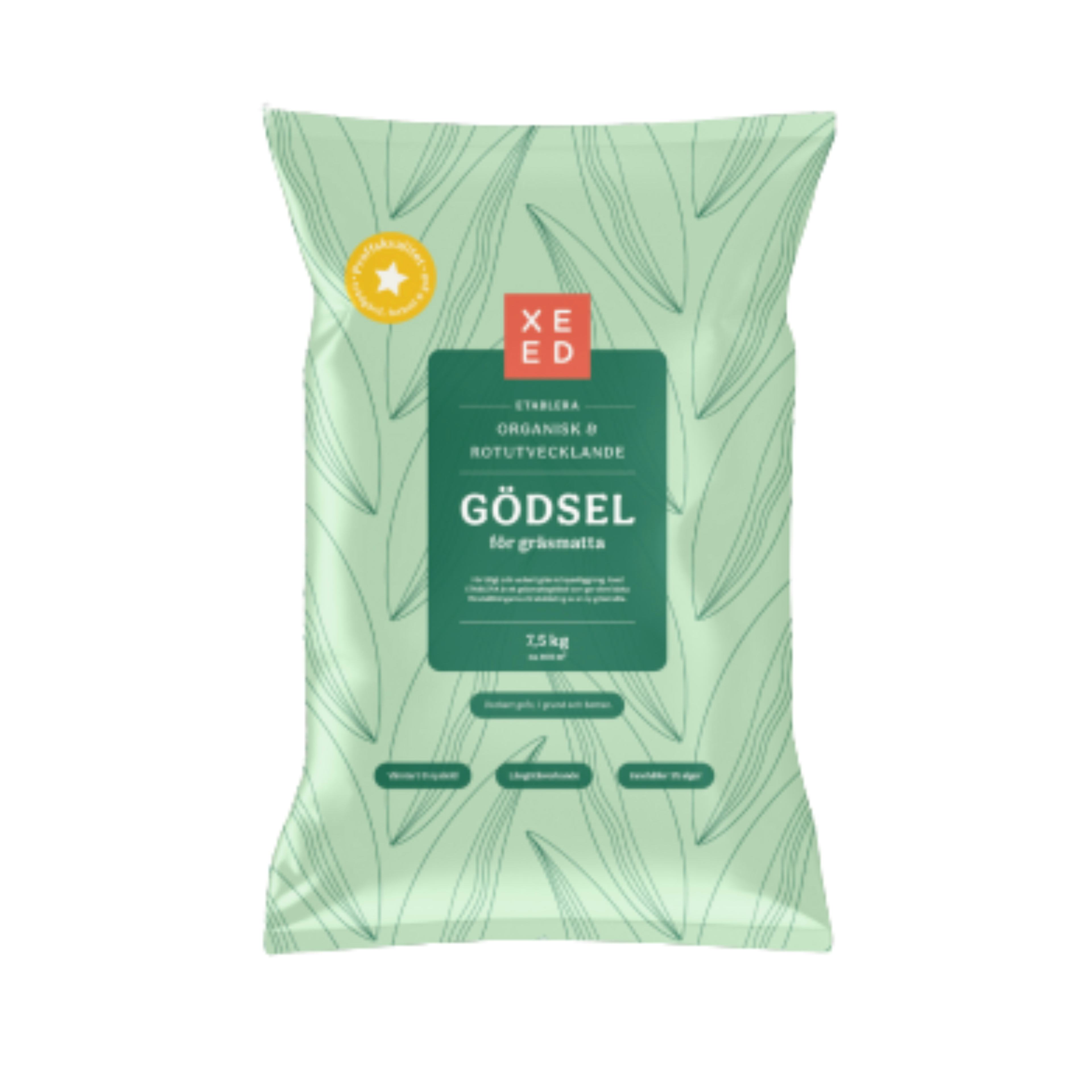Gräsgödsel Xeed Organiskt Etablera 7,5 kg