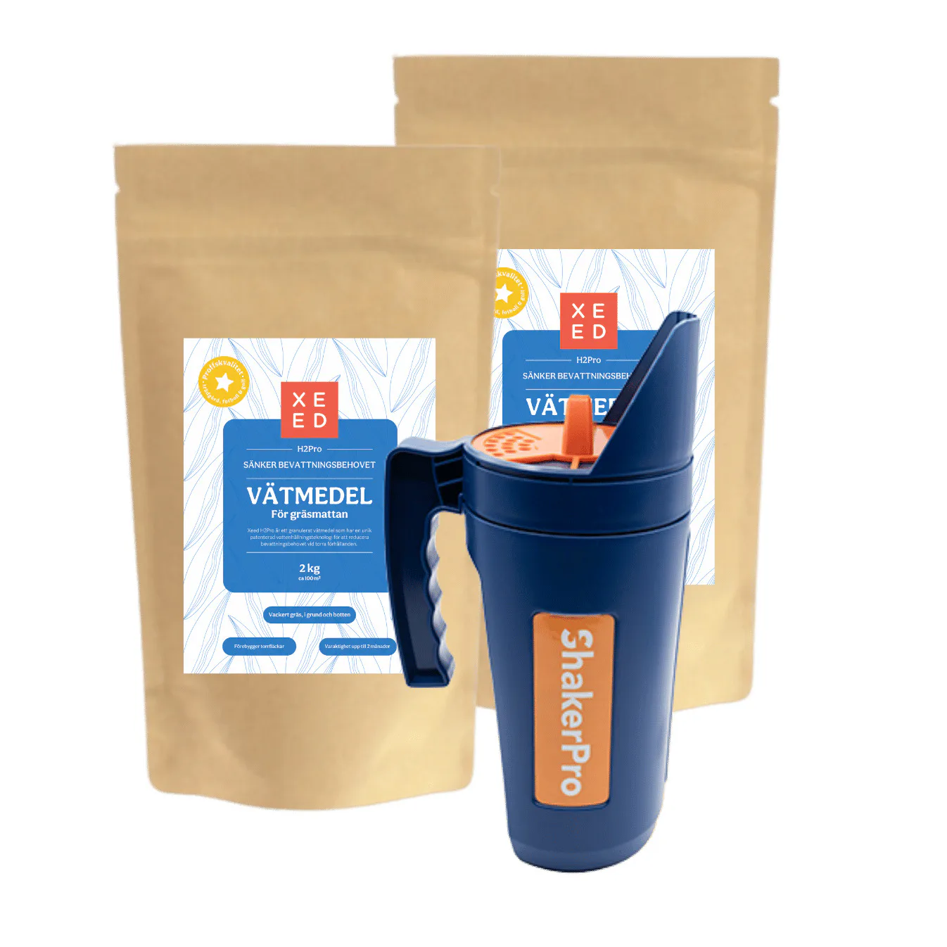 Vätmedel Xeed Paketerbjudande 4 kg + Shaker Pro