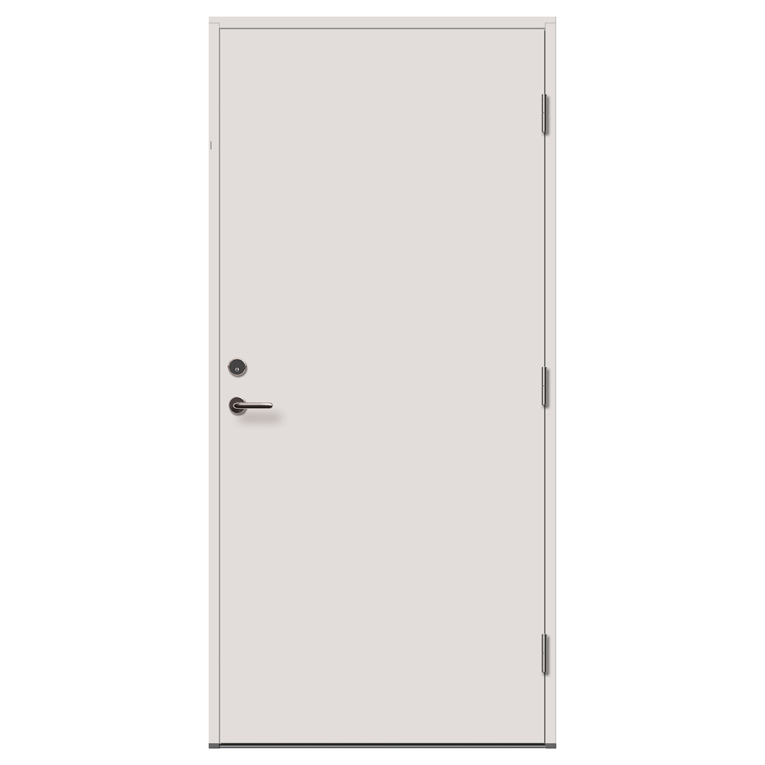 Ytterdörr Nordic Entre Slät Vit