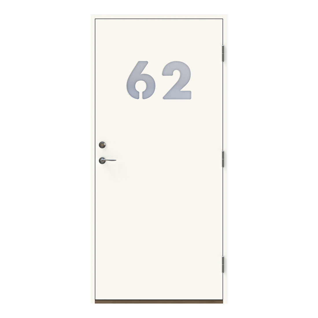 Ytterdörr Polardörren Numero Frostat Glas