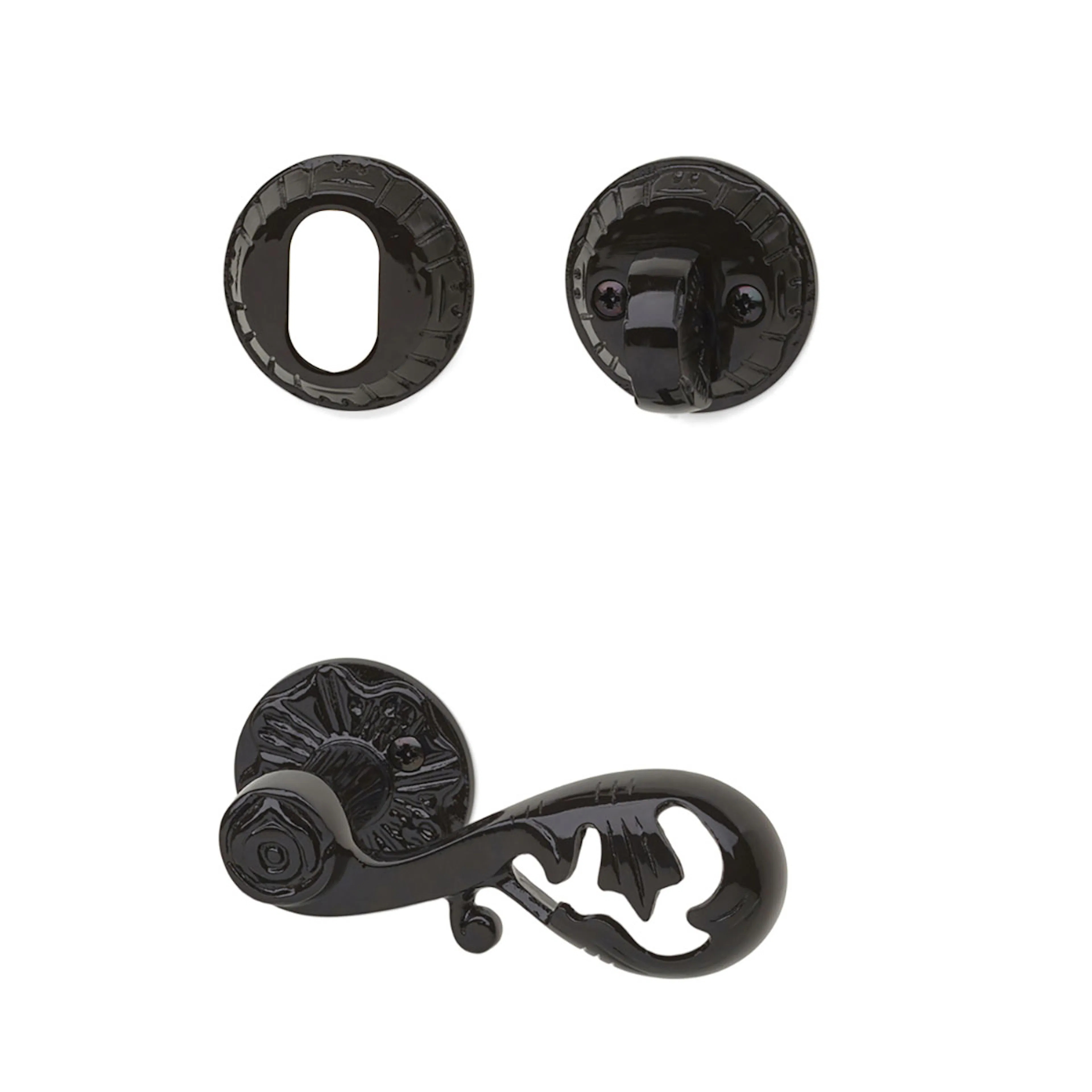 Ytterdörrhandtag Habo A4472 Kombi Brunoxid